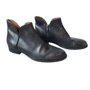 Frye Melissa Shootie Bootie Brown 8.5 Leather Distressed Shoes